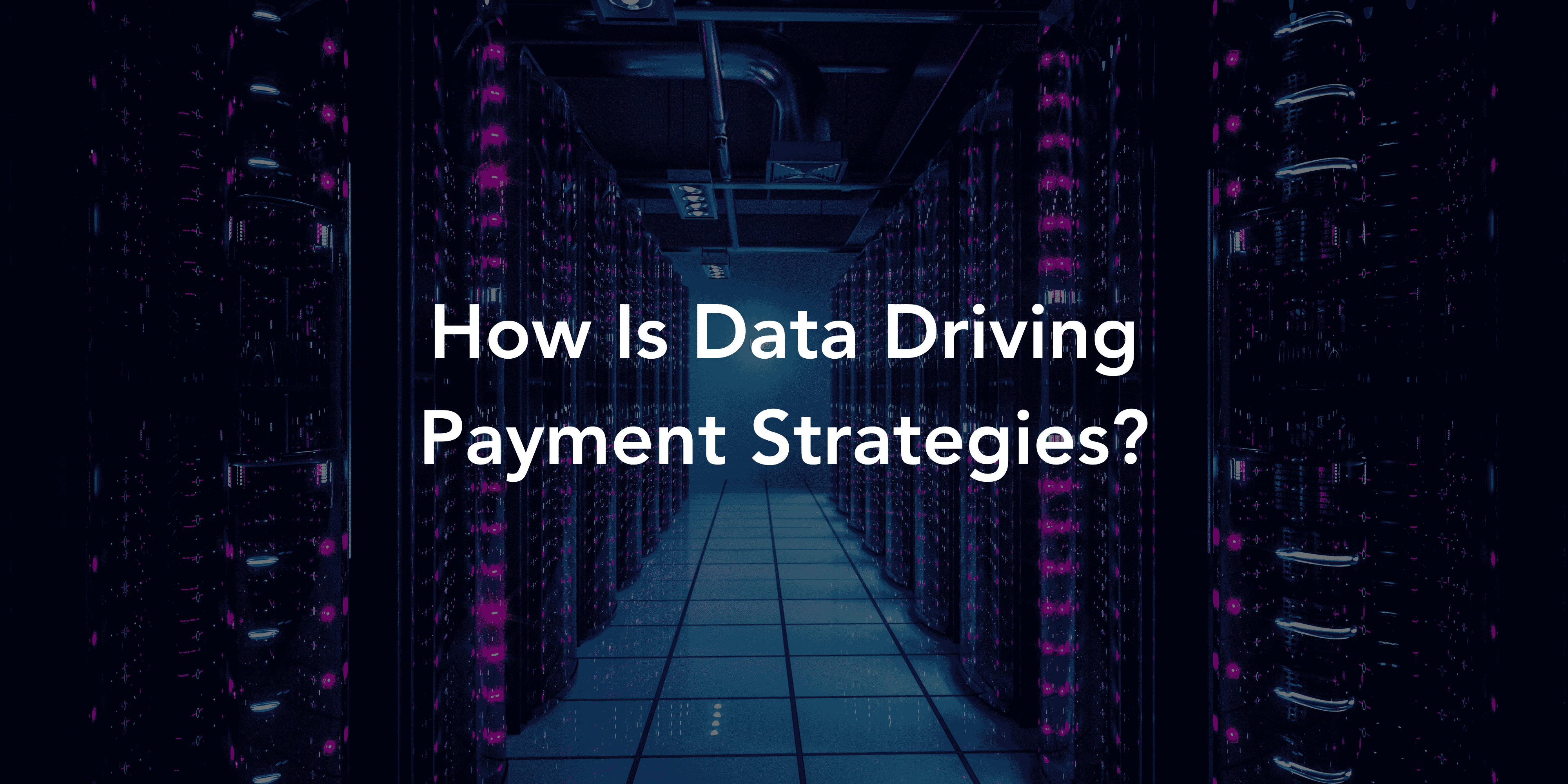 Data Server For Driving Payment Strategies